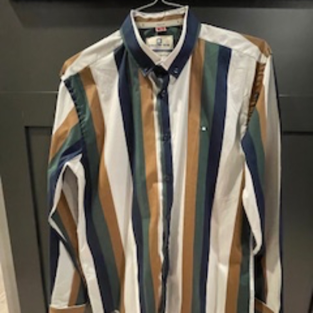 Mens - Yellow Skin Long-Sleeve Button Down Shirt